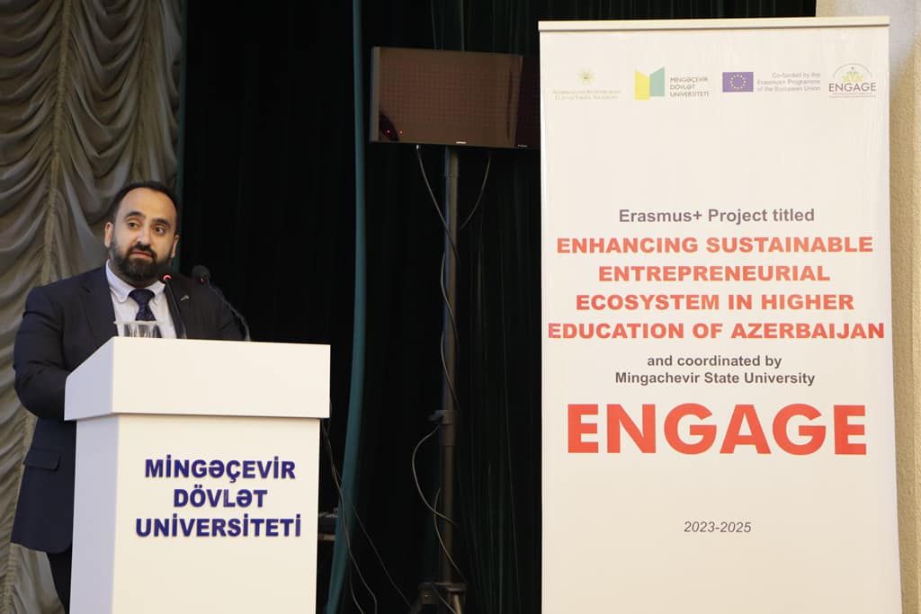 Mingəçevir Dövlət Universitetində ENGAGE Layihəsi Çərçivəsində Erasmus+ Mövzusunda Məlumatlandırma Keçirilib